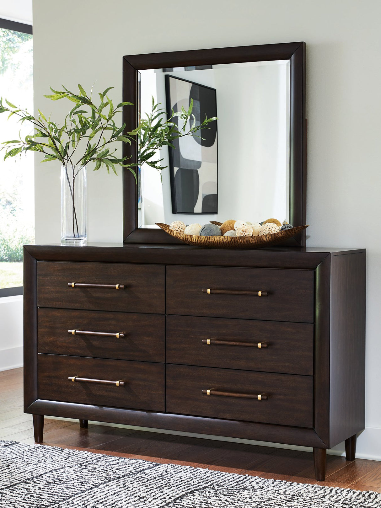 Dantenton Dresser and Mirror - Furniture World
