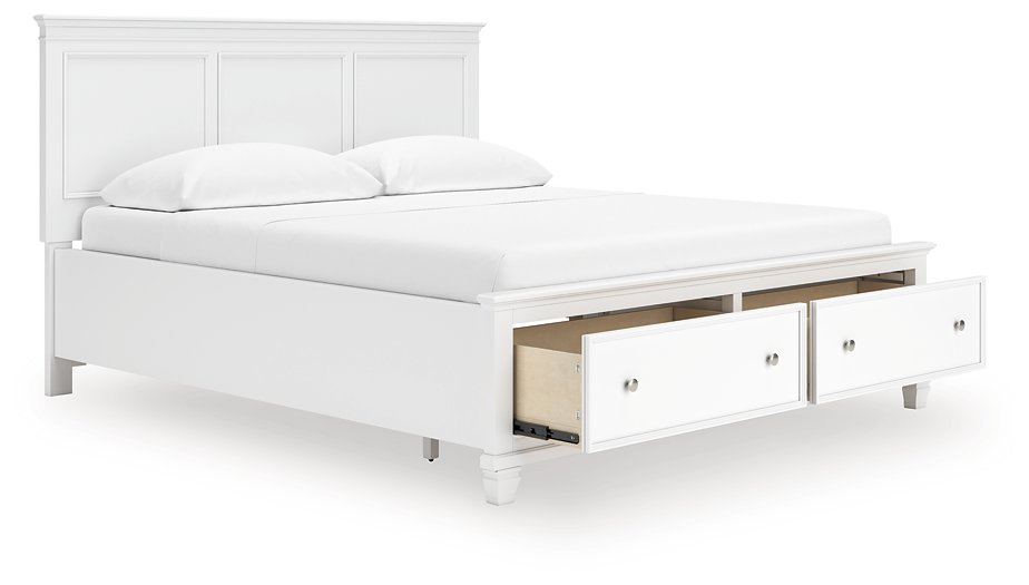 Fortman Panel Storage Bed - Furniture World