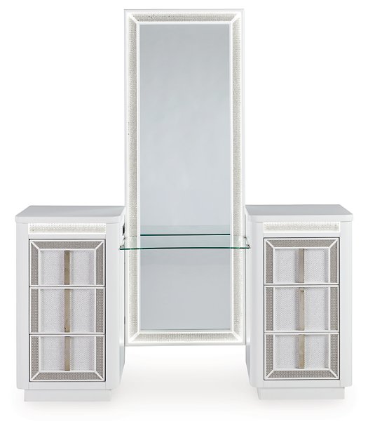 Chalanna Vanity with Mirror - Furniture World