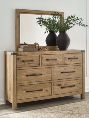 Ridgester Dresser and Mirror - Furniture World