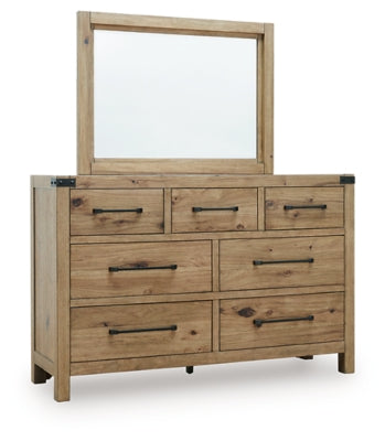 Ridgester Dresser and Mirror - Furniture World