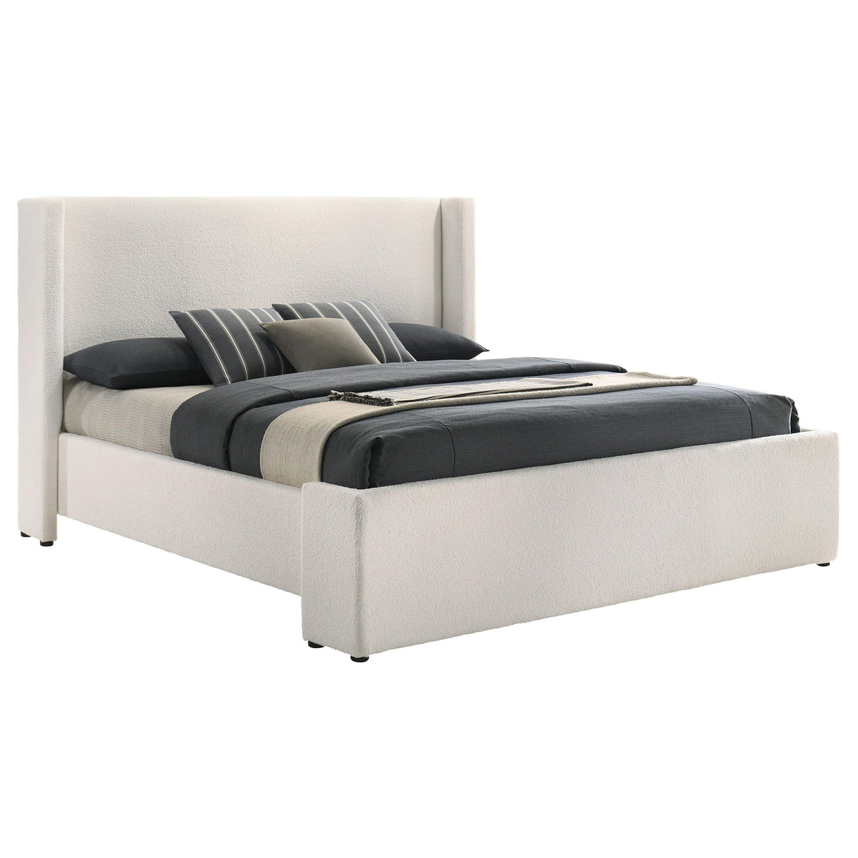 Alamosa Wingback Platform Bed - Furniture World