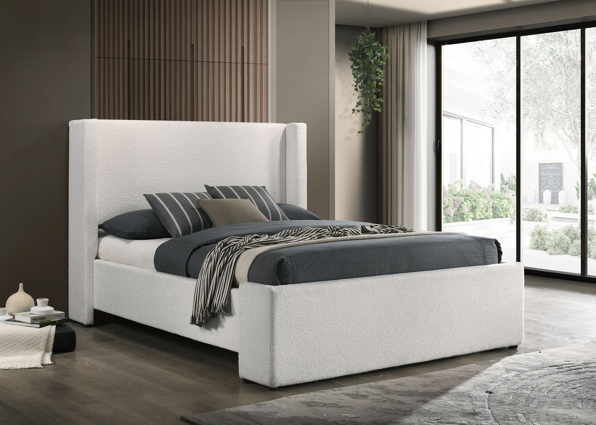 Alamosa Wingback Platform Bed - Furniture World