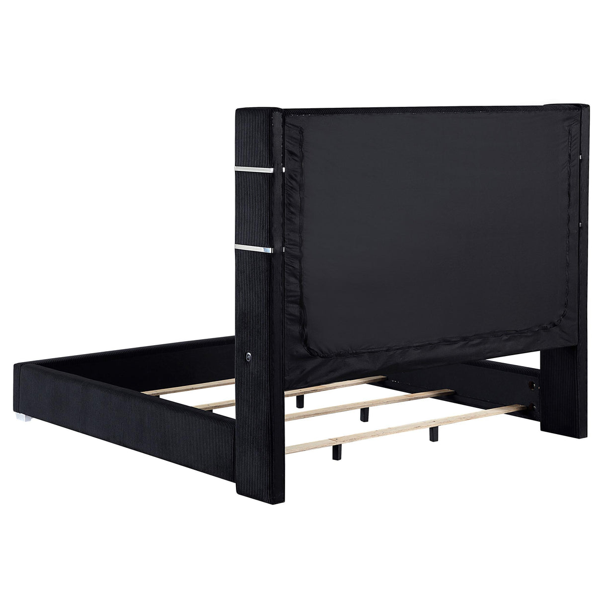 Tisdall Wingback Bed with Flame Visualizer - Furniture World