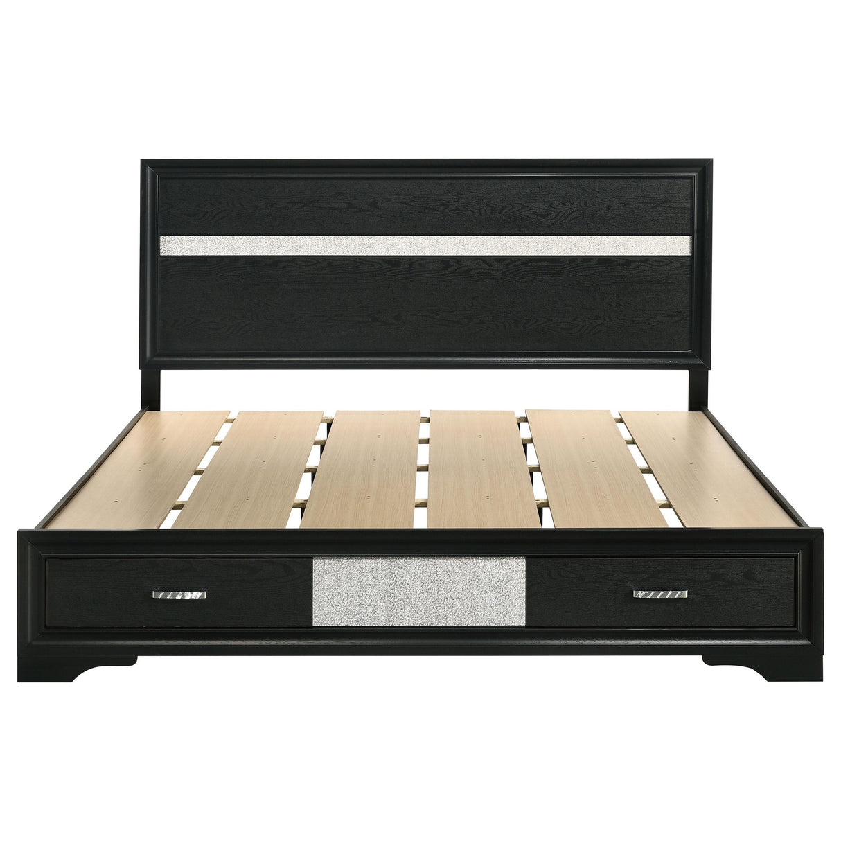 Miranda Panel Platform Storage Bed - Furniture World
