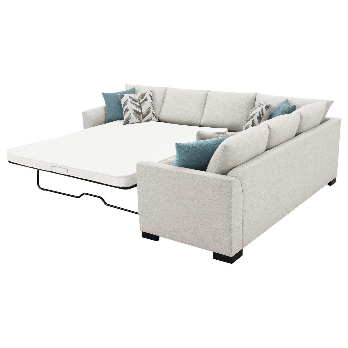 Ashford Fold-Out Sleeper Sectional Sofa - Furniture World