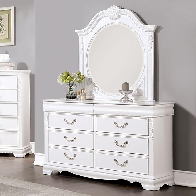 ALECIA Dresser, White - Furniture World