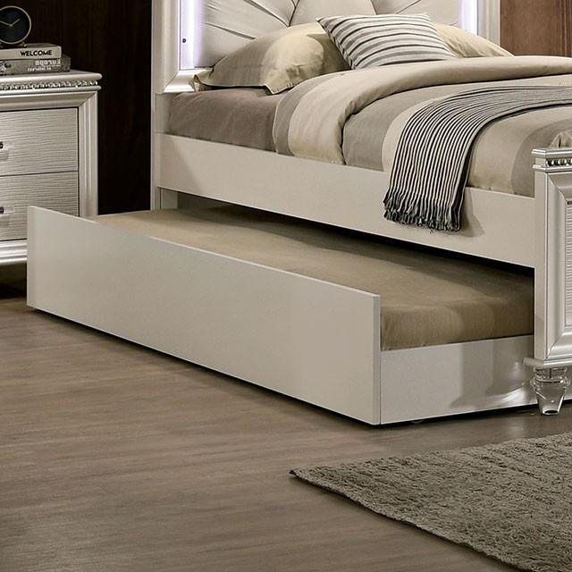 ALLIE Trundle Beige & Rose Gold - Furniture World