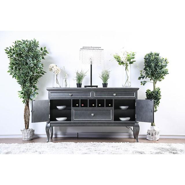 Amina Gray Server - Furniture World
