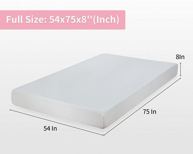 Artemisia 8" Cal. King, E.King, Full, & Queen Memory Foam Mattress - Furniture World