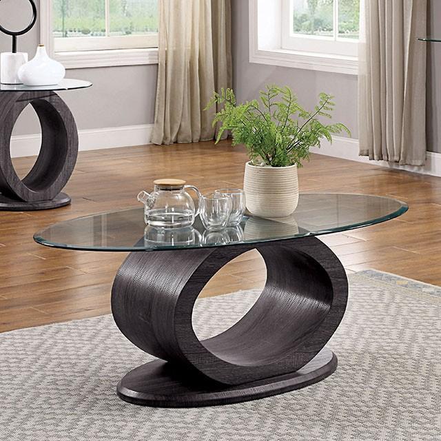 Lodia Gray Coffee Table - Furniture World