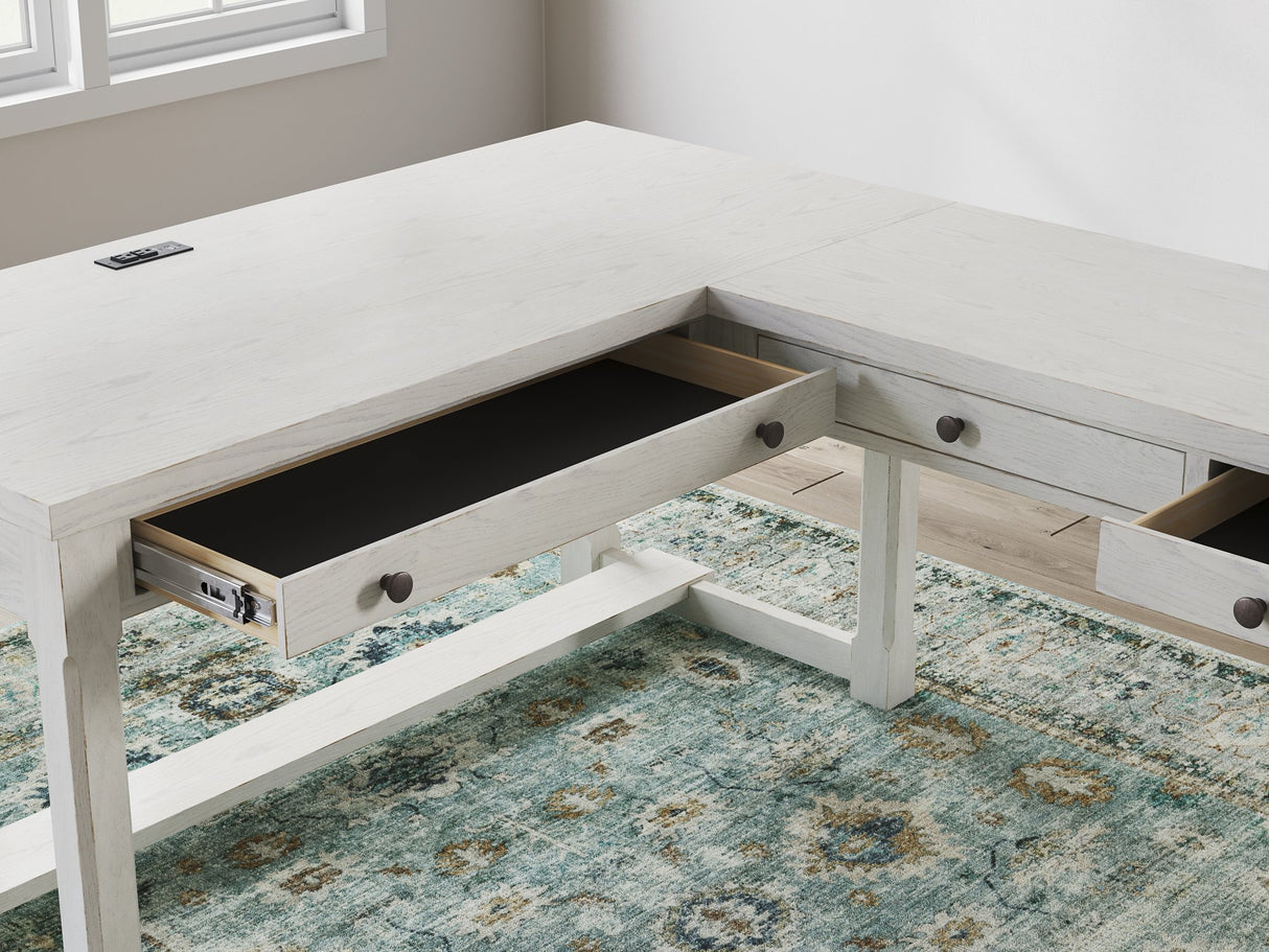 Robbinsdale L-Shaped Home Office Desk - Furniture World