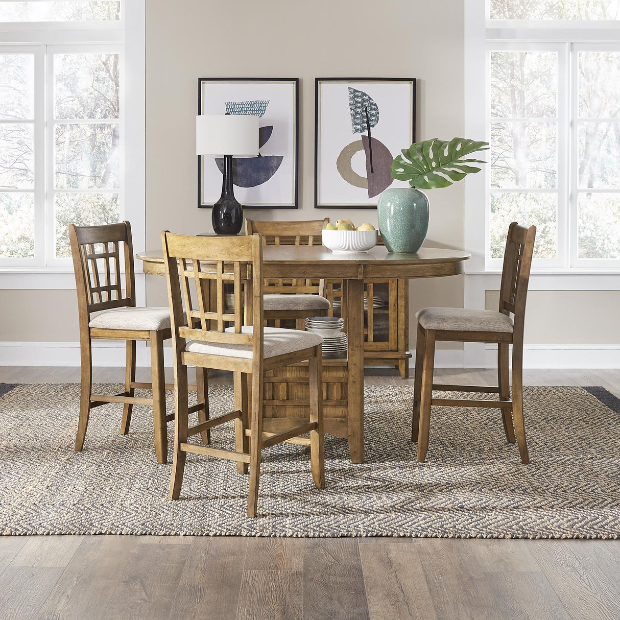 Santa Rosa 5 Piece Pub Set - Furniture World