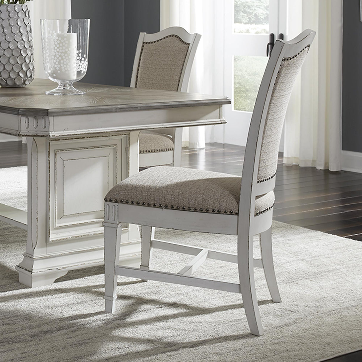 Abbey Park Upholstered Side Chair (RTA) - Furniture World