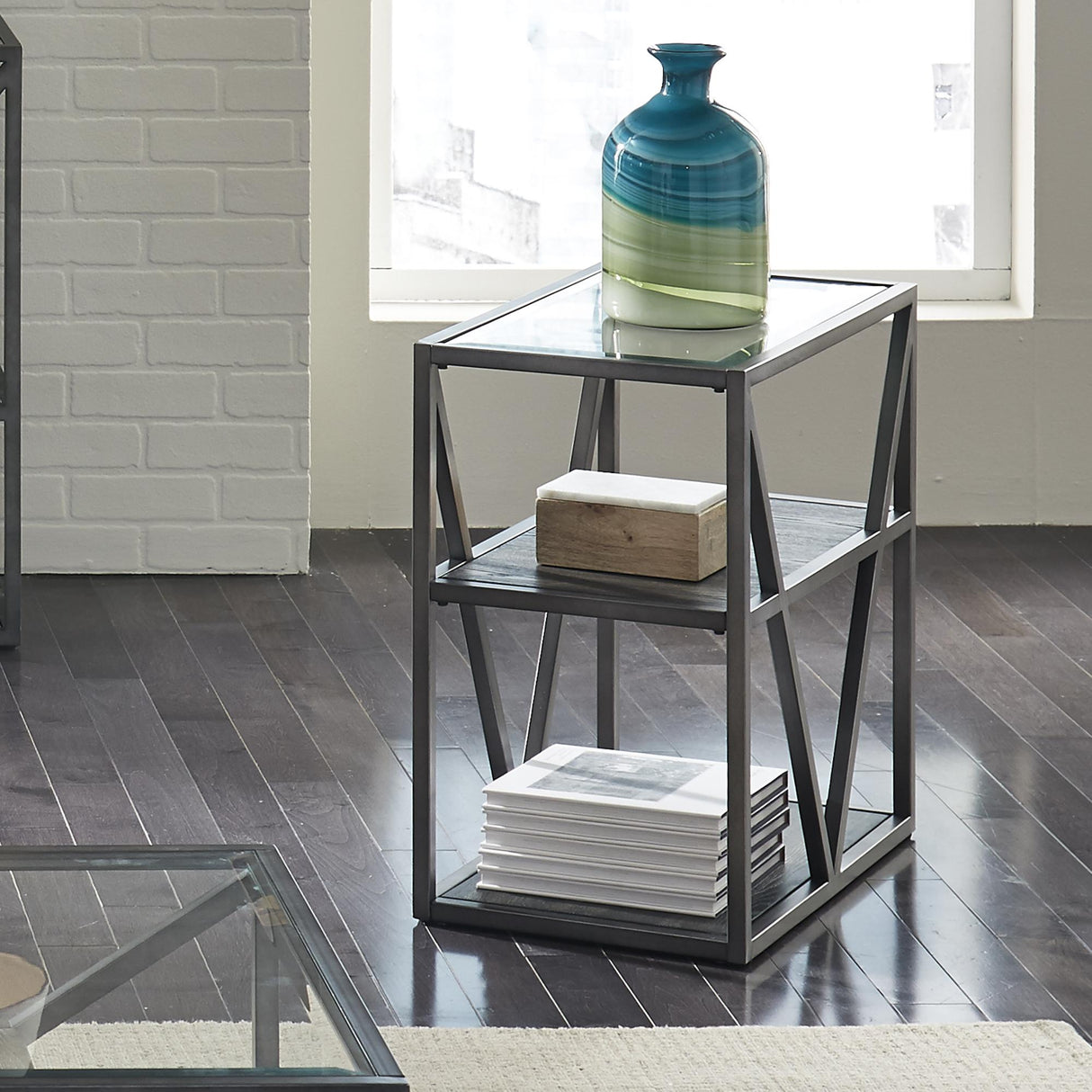 Arista Chair Side Table - Furniture World