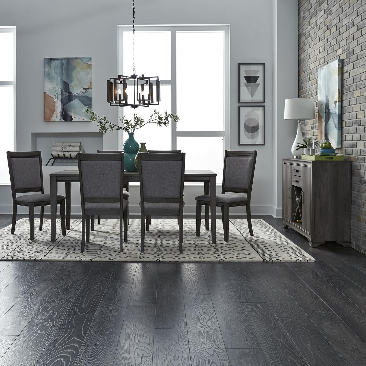 Tanners Creek Opt 7 Piece Rectangular Table Set - Furniture World