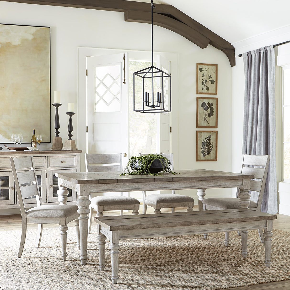 Heartland 6 Piece Rectangular Table Set - Furniture World