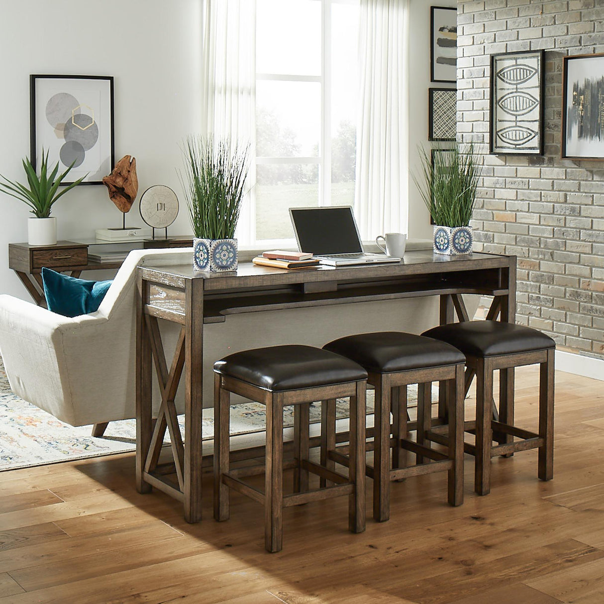Lennox 4 Piece Console Set - Furniture World