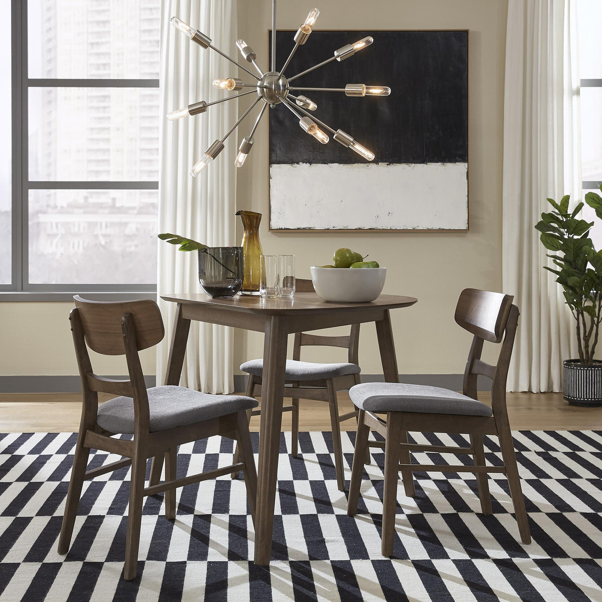Space Savers 4 Piece Triangle Table Set - Furniture World
