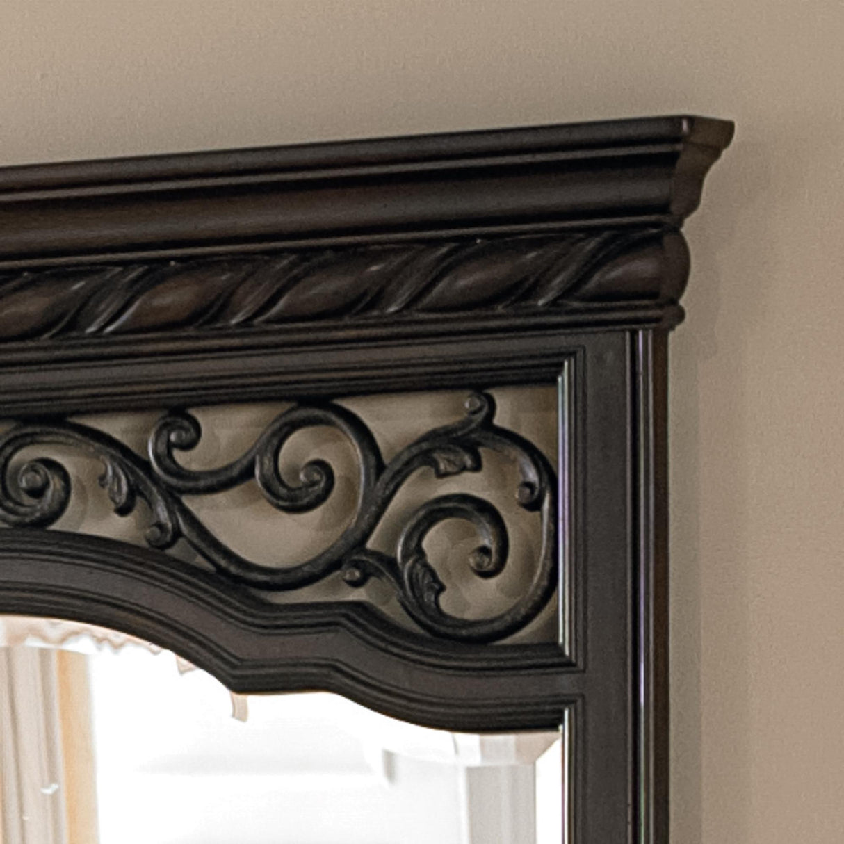 Arbor Place King Sleigh Bed, Dresser & Mirror, Chest - Furniture World