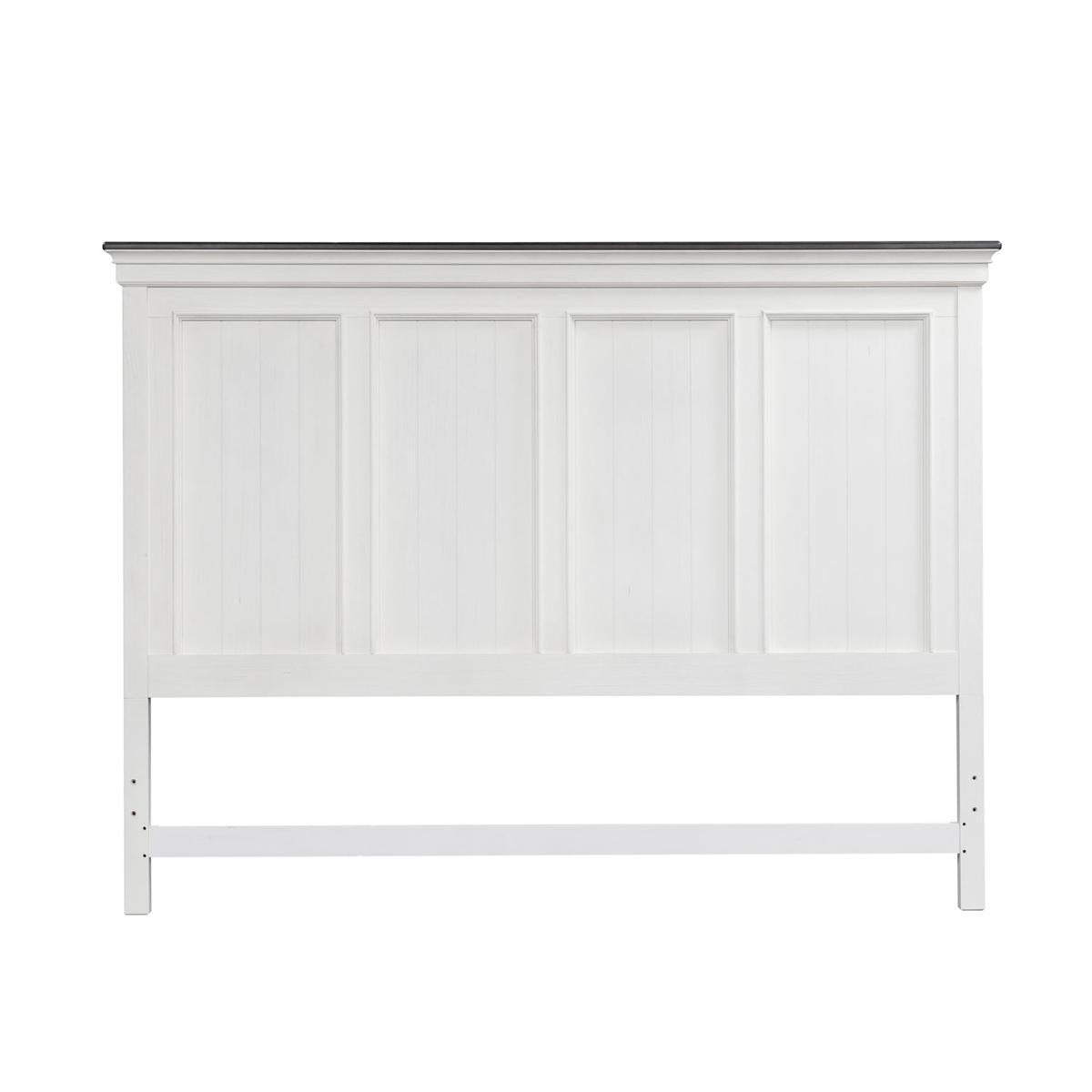 Liberty Furniture Allyson Park King Headboard Only in Wirebrushed White - Furniture World