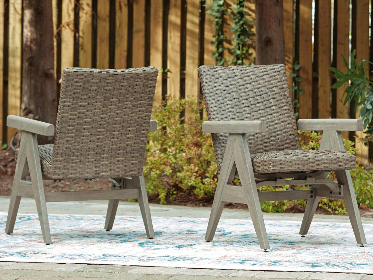 Cliff Trails Outdoor Rocking Arm Chair (Set of 2) - Furniture World