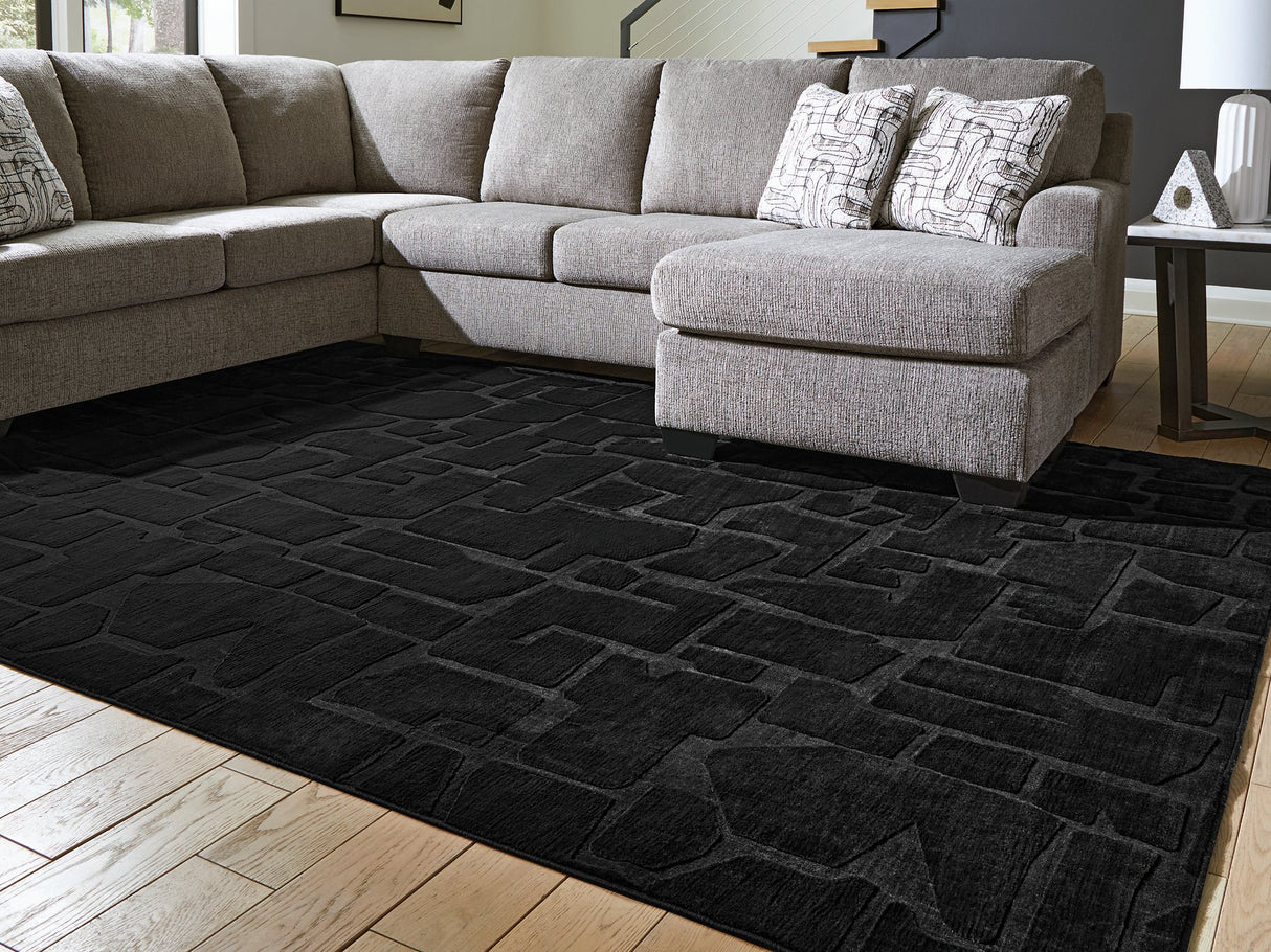 Gibbswell Washable Area Rug - Furniture World