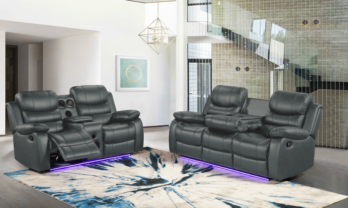 Orlando Manual Reclining Sofa and Loveseat Set