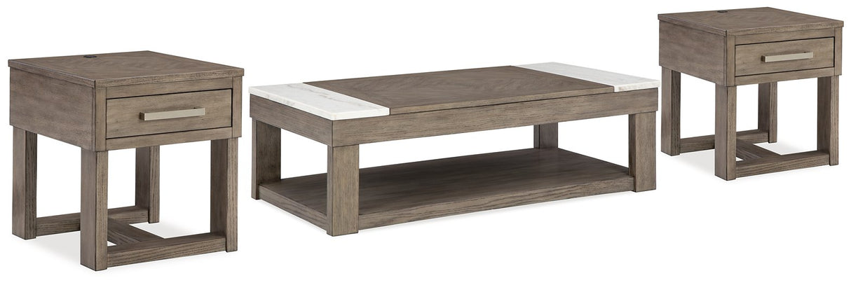 Loyaska Occasional Table Set - Furniture World