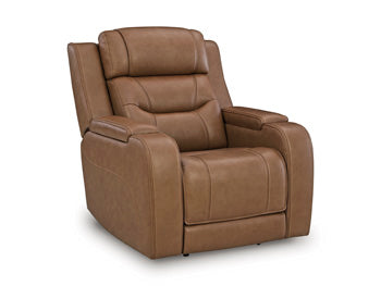 Knightington Power Recliner with Audio Seating - Furniture World