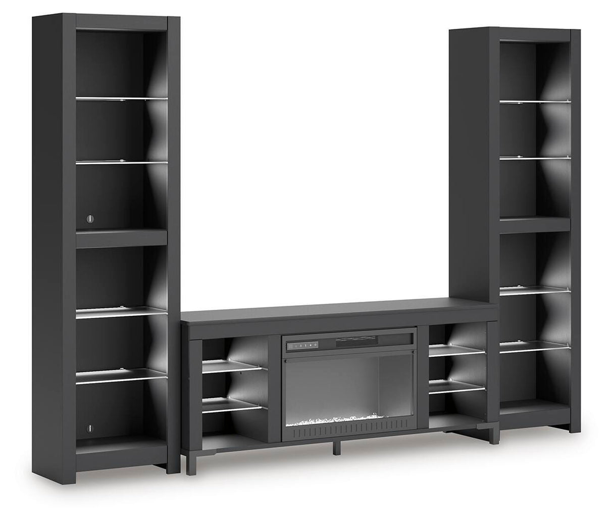 Cayberry Entertainment Center with Electric Fireplace
