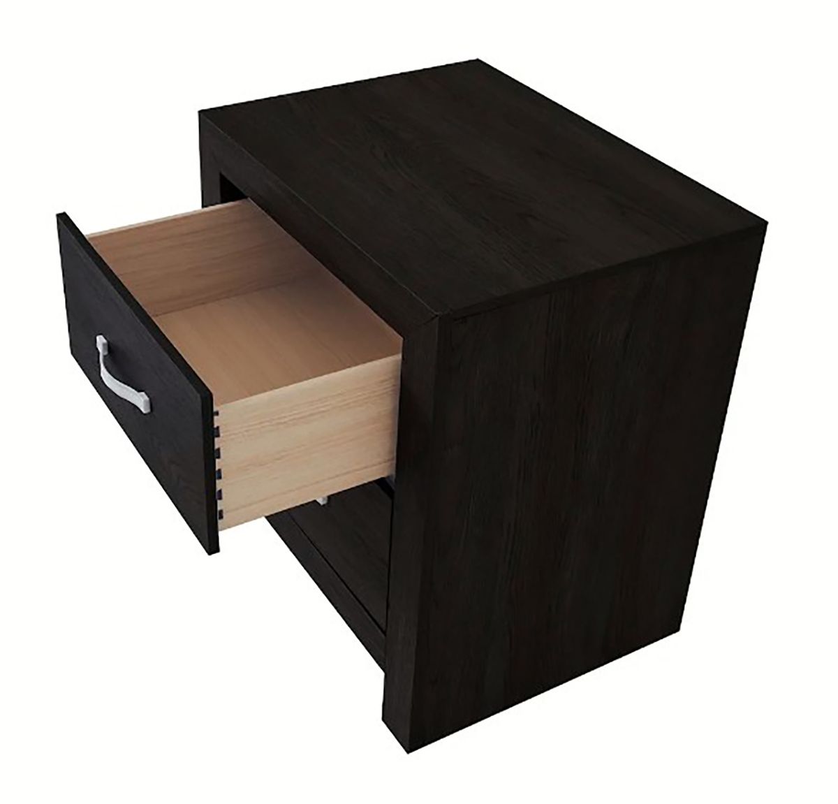 Jaylen 2 Drawer Nightstand in Black