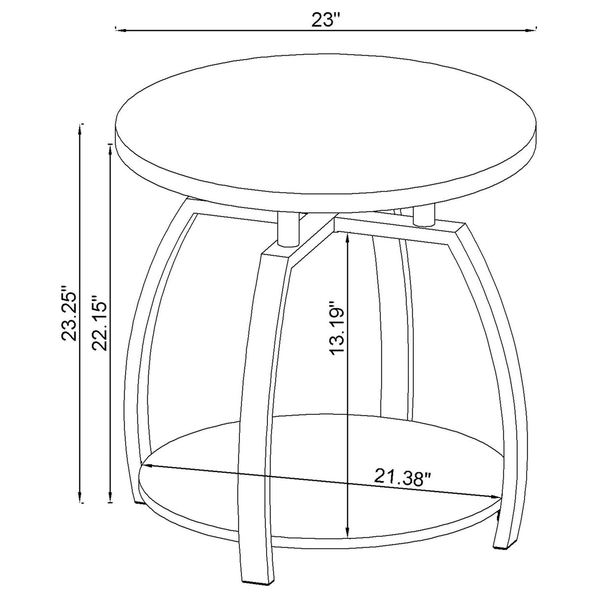 Dacre Mobile Coffee Table Set