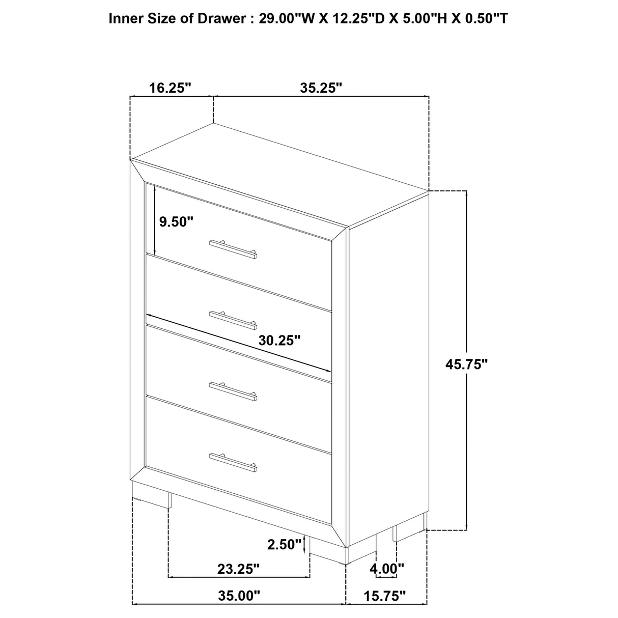 Arielle Chest of Drawers
