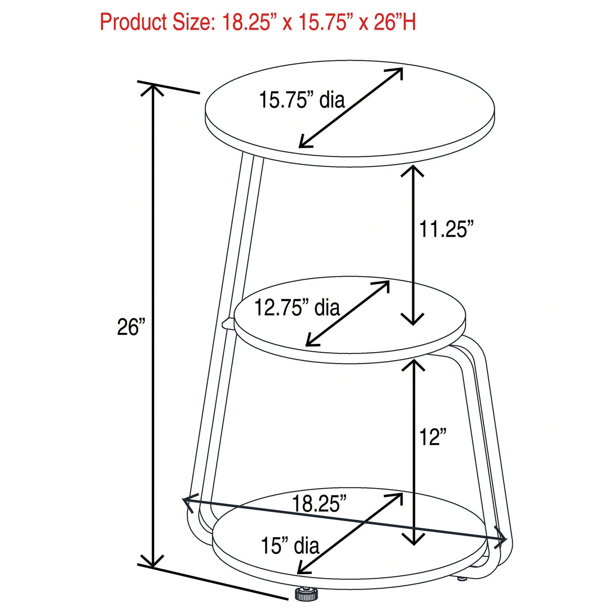 Hilly Side Table