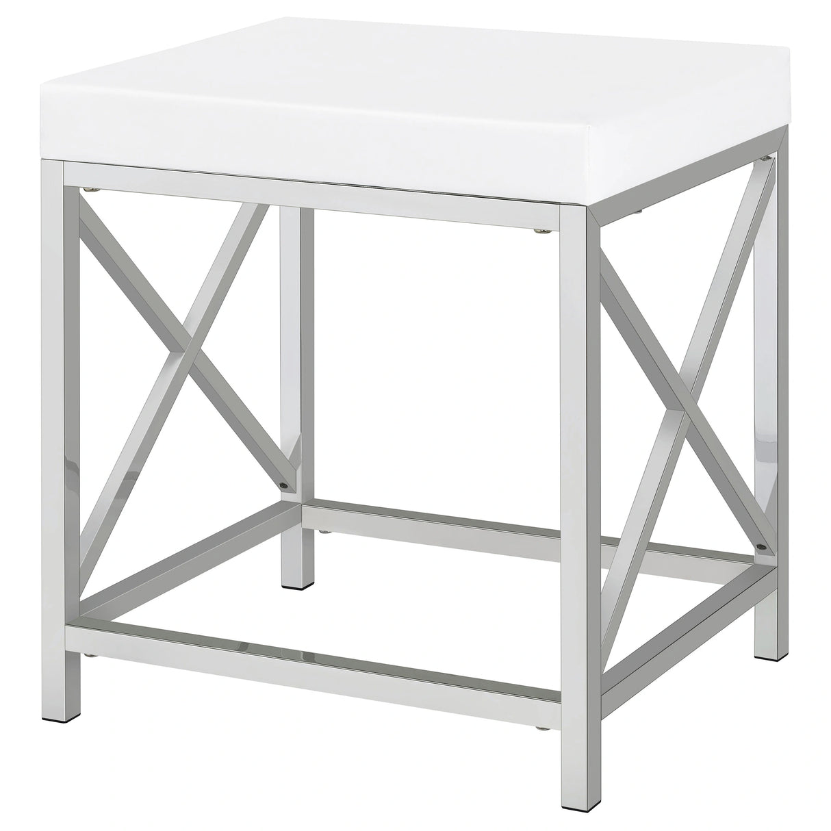 Eliza Makeup Vanity Table with LED Mirror and Stool