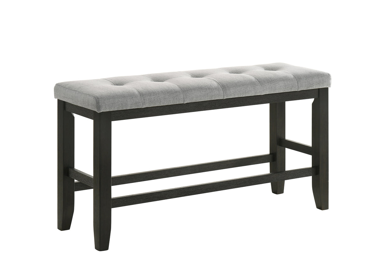 Bardstown Counter Height Bench Wheat Charcoal - Furniture World