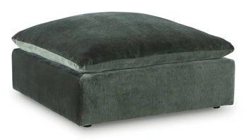 Carriage View Oversized Accent Ottoman