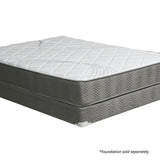 EDREA White/Gray 10" Tight Top Pocket Coil, Full