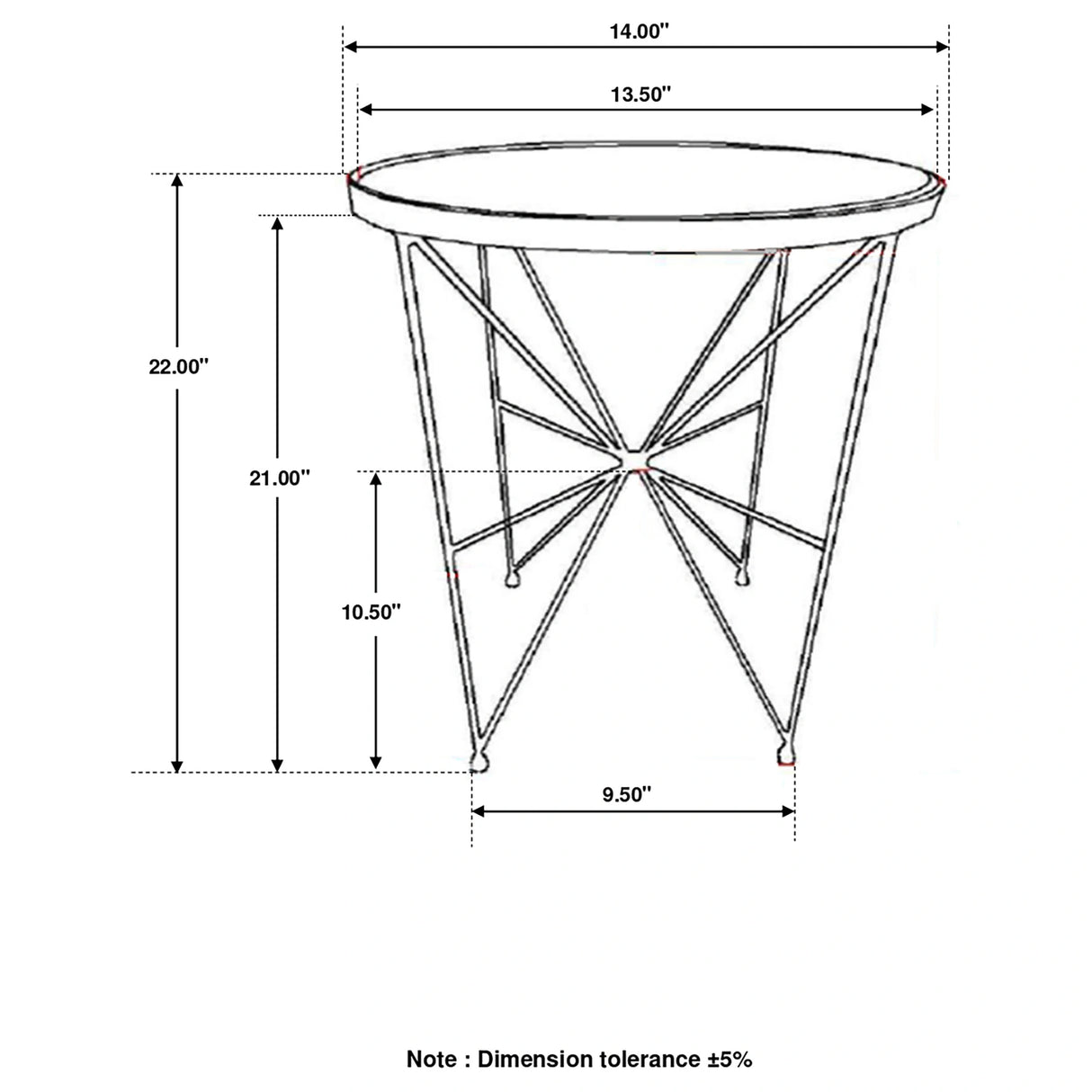 Eliska Side Table