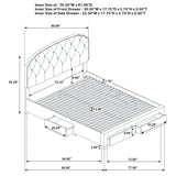 Marianna Panel Platform Storage Bed