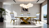 Palazzo Gold Chair (2/CTN)