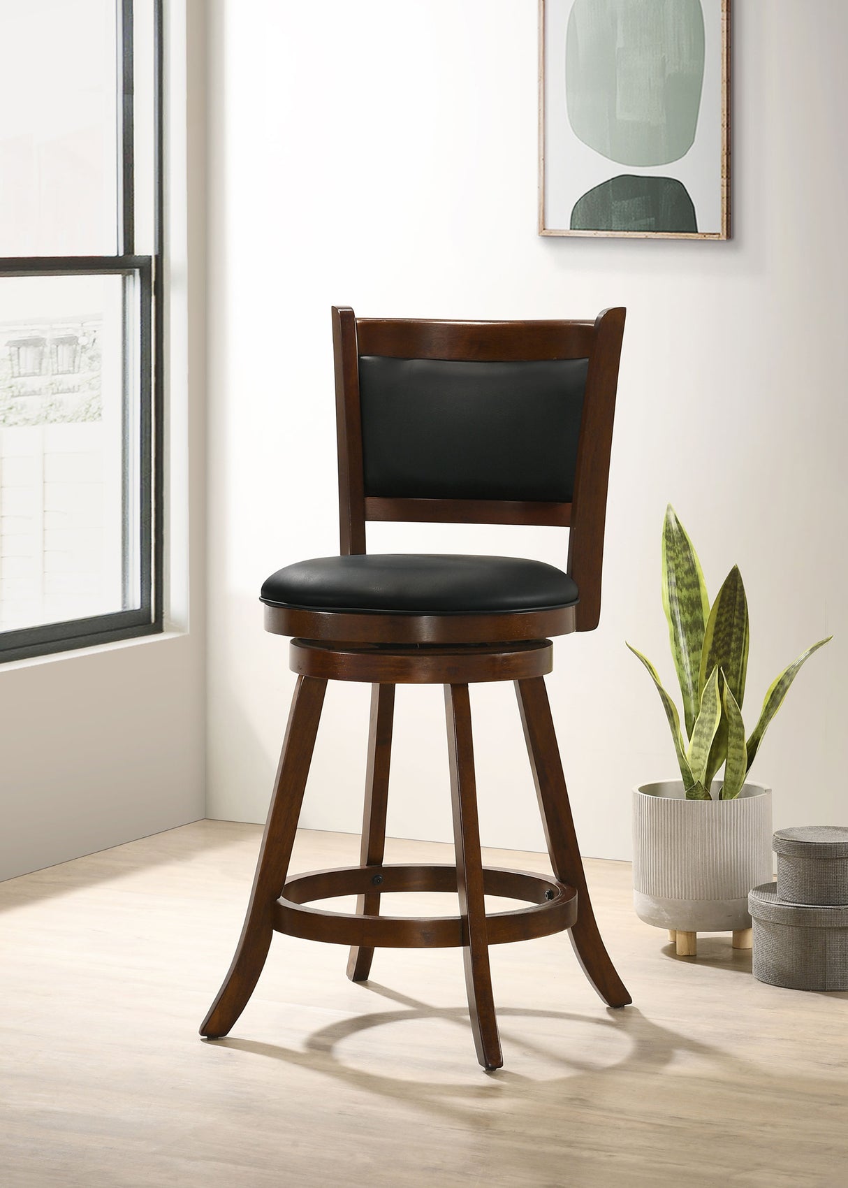 Broxton Swivel Counter Chair - Furniture World