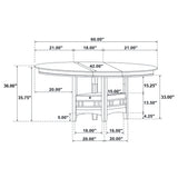 Lavon Counter Height Extension Dining Table
