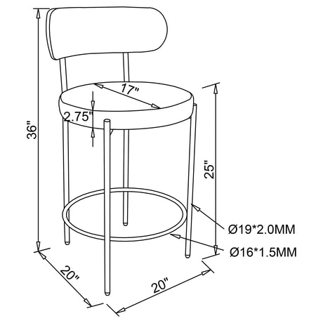 Viola Counter Chair - Furniture World