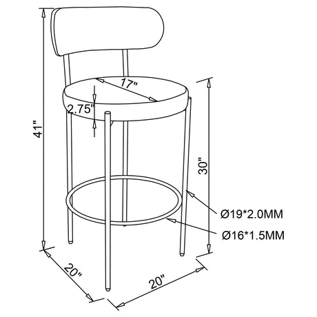 Viola Bar Chair - Furniture World