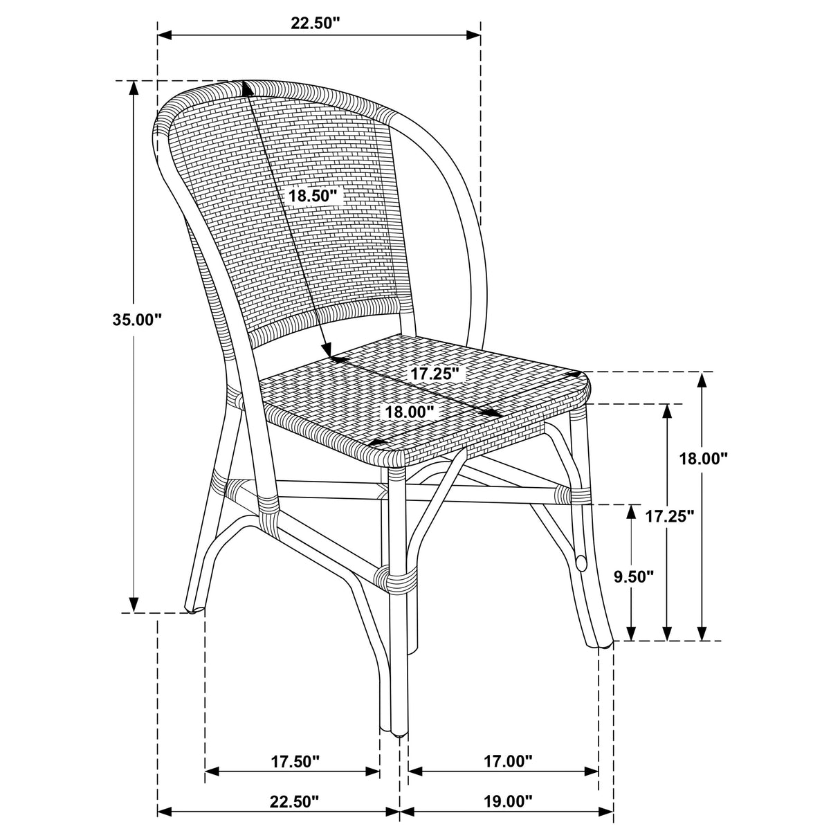 Lexley Dining Side Chair - Furniture World
