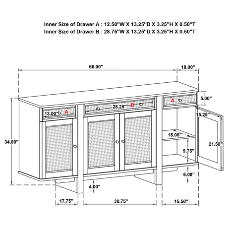 Kailani Sideboard - Furniture World