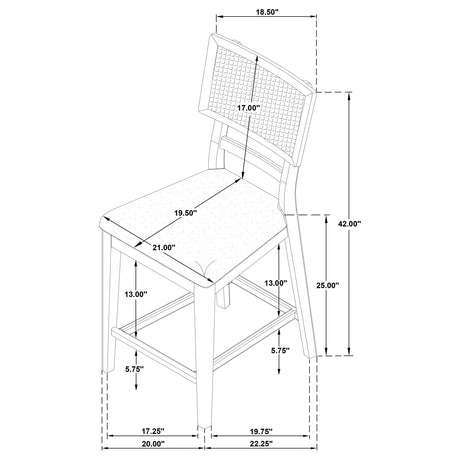 Kailani Counter Height Dining Set - Furniture World