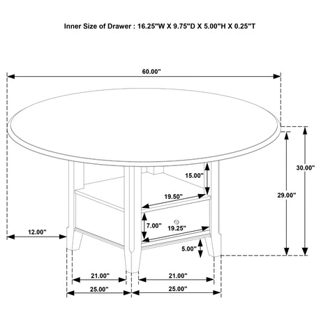Twyla 5 Pc Dining Set - Furniture World